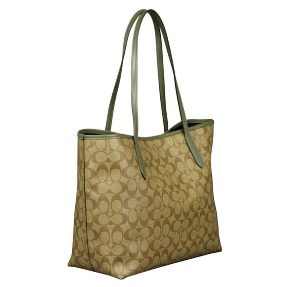 Coach Signature City Tote in Khaki Surplus - Picture 2 of 2